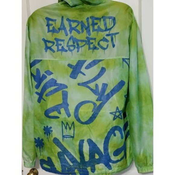 One Color One Nation OCON Men’s Large Hooded 1/4 Zip Jacket - Picture 8 of 13